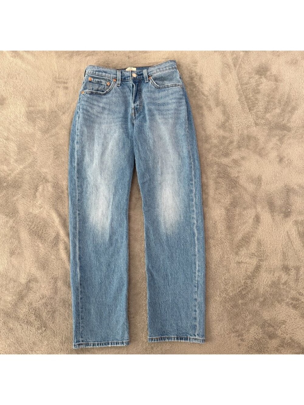 Levi's 501 Curve Button Fly Straight Leg Jeans Womens size 27
